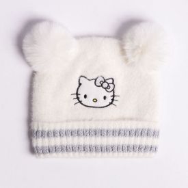 Gorro Infantil Menina Peluciado Sanrio - HELLO KITTY U