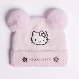 Gorro Infantil Menina Peluciado Sanrio - HELLO KITTY U