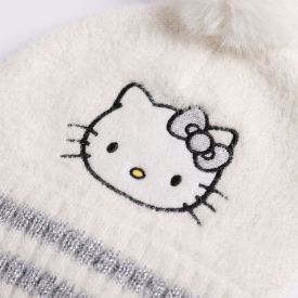 Gorro Menina em Tricot com Pompom Sanrio - HELLO KITTY U
