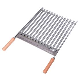 Grelha Argentina Com Coletor De Gordura Em Aço Inox Utimil - Inox
