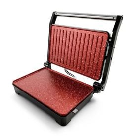 Grill e Sanduicheira Britânia 2 em 1 com Abertura 180º BGR28A