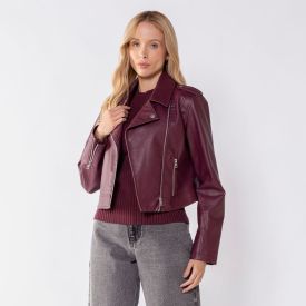 Jaqueta Biker Feminina Em PU Boby Blues