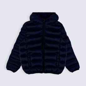 Jaqueta Infantil Aspen Menino 1 a 3 Anos Com Capuz Yoyo Kids Azul Marinho