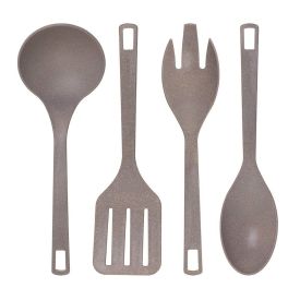 Jogo de 4 Utensílios de Cozinha Petra Evo - Cinza