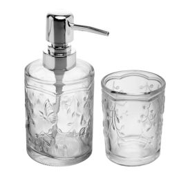 Jogo de Banheiro Vidro New Butterfly 270Ml Lyor