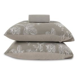Jogo de Cama Casal Malha 3 Peças Havan Casa - Constance Taupe