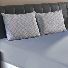 Jogo de Cama Casal Malha 100% Algodão Solecasa 3 pçs - Pisa Cinza