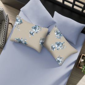 Jogo de Cama Casal Malha Solecasa Havan Casa 3 pçs - Crepúsculo Azul Jeans