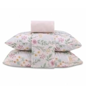 Jogo de Cama Casal Napoli Havan Casa 4 pçs - Iris Flowers