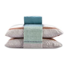 Jogo De Cama Casal Elegance Havan Casa 4 P&ccedil;s - Paladio Listra Verde