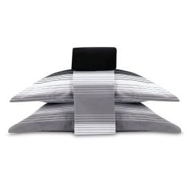 Jogo de Cama Casal Percal Buona Fortuna 4 pçs - Gael Preto