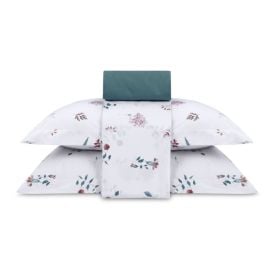Jogo de Cama Casal Percal Buona Fortuna 4 p&ccedil;s - Natalia Verde