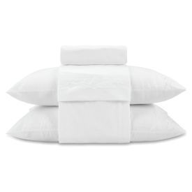 Jogo de Cama Imperial Casal com Bordado Havan Casa 4 pçs - Branco