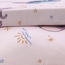 Jogo de Cama Infantil Solteiro Disney by Hedrons 2 p&ccedil;s - Stitch Love