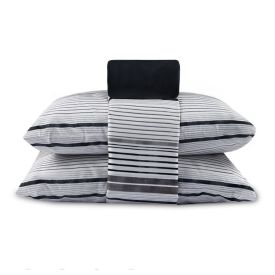 Jogo De Cama King Elegance Havan Casa 4 P&ccedil;s - Tony Listra Cinza