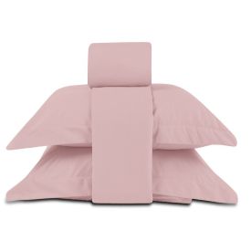 Jogo de Cama Queen Percal Buona Fortuna 4 p&ccedil;s - Rosa Velho
