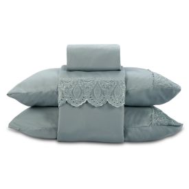 Jogo de Cama Queen Imperial com Renda Havan Casa 4 pçs - Verde