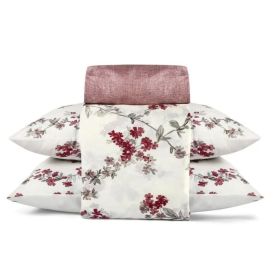 Jogo de Cama Queen Napoli Havan Casa 4 p&ccedil;s  - Daiana Vinho