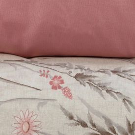 Jogo de Cama Queen Napoli Havan Casa 4 p&ccedil;s  - Of&eacute;lia Flor Rosa