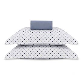 Jogo de Cama Queen Percal Buona Fortuna 3 pçs - Patrick Azul