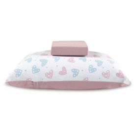 Jogo de Cama Solteiro 100% Algodão Kids Havan Casa 2 pçs - Afeto Rose Bebê
