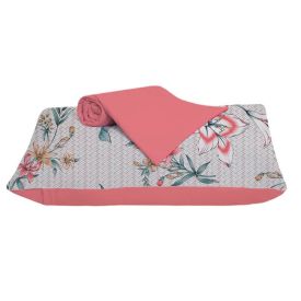 Jogo de Cama Solteiro Malha 100% Algodão Solecasa 2 pçs - Daisy Goiaba
