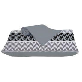 Jogo de Cama Solteiro Malha 100% Algodão Solecasa 2 pçs - Onix Cinza
