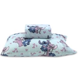Jogo De Cama Solteiro Disney Lepper 2 P&ccedil;s - Stitch