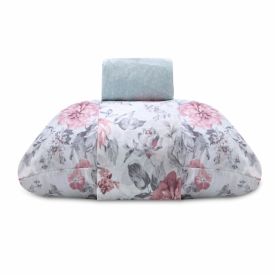 Jogo de Cama Solteiro Napoli Havan Casa 3 Peças - Suela Flowers Verde
