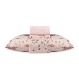 Jogo de Cama Solteiro Napoli Havan Casa 3 Peças - Suri Flowers Rosa