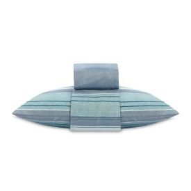 Jogo de Cama Solteiro Napoli Havan Casa 3 Peças - Grey Acqua