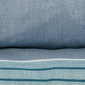 Jogo de Cama Solteiro Napoli Havan Casa 3 Peças - Grey Acqua