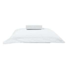 Jogo de Cama Solteiro Percal  Buona Fortuna 2 p&ccedil;s - Branco Liso