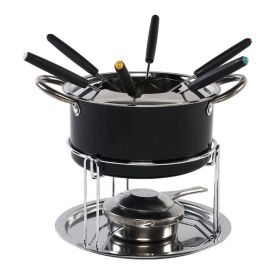 Jogo de Fondue Preto Havan Casa - 11 Peças