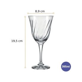 Jogo de Taças Lírio Nadir 365Ml - 6 Peças