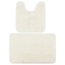 Jogo de Tapetes para Banheiro Firenze 2 Peças Havan Casa - Natural