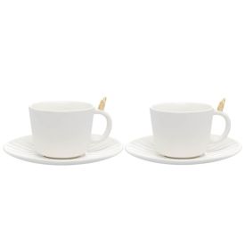 Jogo de Xícaras com Pires Colibri Wolff 170Ml - 4 Peças