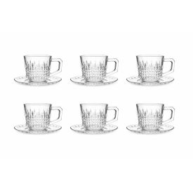 Jogo de X&iacute;caras para Caf&eacute; Spire 90Ml L'hermitage 12 Pe&ccedil;as - SPIRE