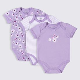 Kit Body Bebê 3 Peças Yoyo Baby