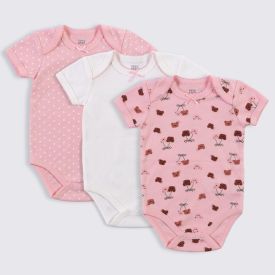 Kit Body Bebê 3 Peças Yoyo Baby