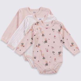 Kit Body Bebê Manga Longa 3 Peças Yoyo Baby
