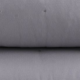 Kit Colcha Casal 100% Poliéster Elegance Havan Casa 3 pçs - Cinza