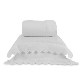 Kit Colcha King 3 Peças Imperial Havan Casa - White