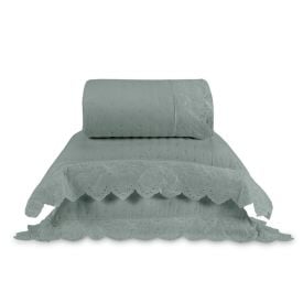 Kit Colcha King 3 Peças Imperial Havan Casa - Verde
