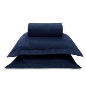 Kit Colcha King 3 Peças Versalhes/Napoli Havan Casa - Midnight Blue
