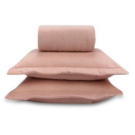 Kit Colcha King Requinte 3 Peças Havan Casa - Rosa Tule