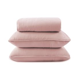 Kit Colcha Queen Elegance Havan Casa 3 Pçs - Rosa