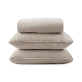 Kit Colcha Queen Elegance Havan Casa 3 Pçs - Cru