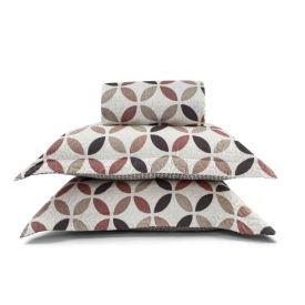Kit Colcha Queen Versalhes Havan Casa 3 Peças - Devon Cinza Geo