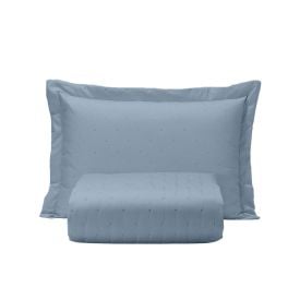 Kit Colcha Solteiro Requinte 3 Peças Havan Casa - Azul Stone